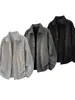 Chaqueta de Solapa Estampado de Zebra para Hombre Otoño Americana Holgada Retro Top 2025 Nueva Moda Marca Tendencia Chaqueta Casual
