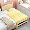 Cama infantil empalmada, cuna de madera maciza, cama plana para bebés, para niños y niñas, cama de princesa, mesita de noche ensanchada, artefacto de ensanchamiento
