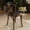 Mesas y sillas de cafetería, tienda de té de leche y postres, pastelería, sillas de comedor de madera maciza, restaurante occidental, bar, tetería, mesas y sillas de comedor comerciales