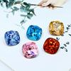 Dongzhou Cristal K9 Fundo Alto Fundo Pontiagudo Diamante DIY Acessórios para Joias Popular Quadrado Gordo Diamante para Unha Decoração de Unha Diamante Atacado