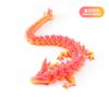 Adorno Transfronterizo Más Vendido Impreso en 3D con Articulaciones Móviles, Set de Figuritas de Dragón de Gema de Cristal, Decoración de Dragón Divino Láser