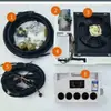 Aire Acondicionado de Refrigeración para Vehículos de 24V 12V Camión Grande Modificado Eléctrico CC Excavadora Conversión de Frecuencia Todo en Uno Aire Acondicionado de Estacionamiento
