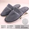 Zapatillas desechables de algodón, lino, terciopelo coral, acolchadas, suela antideslizante, para hotel, alojamiento familiar, zapatillas de viaje, venta al por mayor, personalizadas