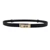 Cinturón Fino Ajustable para Mujer Versátil para Falda Chaqueta Ceñidor de Cintura Estilo Coreano Hebilla de Gama Alta Cinturón Más Vendido Mayoreo