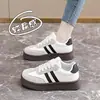 Zapatillas de entrenamiento alemanas populares de estilo coreano con plataforma alta para aumentar la altura para mujer, nuevo modelo 2026, zapatillas deportivas casuales ligeras para estudiantes, zapatillas versátiles de suela blanda