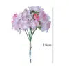 Ramo de 3 Ramas de Flor de Cerezo de Venta Caliente Transfronteriza, Rama Corta de Flor de Durazno Artificial de Primavera, Adornos de Manualidades para el Hogar y Arreglo Floral
