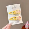 Pinza para el Cabello de Flor en Color de Contraste para Mujer 2026 Nuevo Estilo Pinza Lateral Exquisita de Gama Alta para Flequillo y Accesorios para el Cabello
