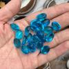 18*25mm anel imitação rubi esmeralda calcedônia cristal anel de vidro jóias materiais acessórios fabricantes atacado