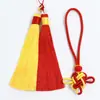 Borla auspiciosa de dos colores borla china borla colgante hecho a mano DIY