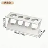 Portacepillos de Dientes Eléctricos de Lujo Ligero para Baño Estante de Almacenamiento para Pasta de Dientes y Maquinilla de Afeitar en Encimera Estante de Drenaje para Lavabo de Baño