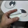 Fabricante de Olhos Grandes Atacado Artesanato de Plástico Preto e Branco Olhos Móveis Preto e Branco Material DIY Artesanal Pendants