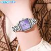 Artículos de Fábrica Synoke Moda Tendencia Reloj Cuadrado Pequeño Correa de Acero Aleado Reloj de Cuarzo Reloj para Mujer Celebridad de Internet en Vivo