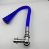 Grifo de tubo universal de color para comercio exterior tipo pared grifo de agua fría individual grifo de cocina grifo para balcón/lavadero/fregadero