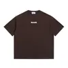 Camiseta Básica Masculina Cjsd Estilo Americano Tendência Marca Algodão Puro Solta Manga Curta Versátil Casual 100% Algodão 26022