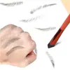 Cepillo multifuncional para cejas salvajes, cepillo cuadrado angulado para cejas, cepillo angulado portátil para cejas, herramienta para dibujar cejas, pincel de maquillaje multifuncional