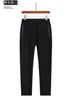 Calças Masculinas de Seda Gelada Cor Sólida Zíper Elástico de Cintura Alta Elasticidade Alta Fechamento Plano Casual Esportivo Ar Condicionado Verão Calças Cropped