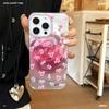 Funda para teléfono móvil Niche Stylish Flower Streamer Whirlwind Adecuada para Apple 16Promax Anticaída Iphone15 Funda Protectora