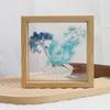 Moldura de Foto Quadrada DIY de Madeira Moldura para Exibição de Caligrafia Moldura para Espécimes Moldura Deslizante para Fotos Moldura Transparente Dupla Face para Venda no Atacado