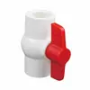 Válvula de bola de PVC interruptor de válvula rosca interna de PVC válvula de bola push-in 20 25 32 110 válvula de tubería de suministro de agua de plástico