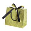 Fábrica en stock Explosivo Lujo Ligero Cinta Verde Regalo de Acompañamiento Bolso de Mano Caja de Dulces Almacenamiento Bolsa de Embalaje de Regalo Portátil