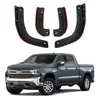 Adecuado para Chevrolet sorod silverado 2019-2024 cubierta de esquina inferior de puerta de coche guardabarros de llanta