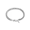 Pulsera Hip-hop Transfronteriza Europea y Americana con Cierre Japonés Encriptado, Cadena Cubana de Oro de 18K para Hombre, Collar de Acero Inoxidable, Joyería de Acero de Titanio