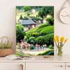 Pintura al Óleo Digital DIY Pintura al Óleo Hecha a Mano Colorear Regalo de Cumpleaños Exquisita Pintura Acrílica Decorativa Pintada a Mano Puesto Mayorista