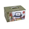 Caja de Acero Inoxidable Cuadrada 304 para Conservar Frescura, Caja de Almacenamiento para Refrigerador, Caja de Almacenamiento de Alimentos, Caja de Picnic, Caja de Almacenamiento de Frutas, Lonchera