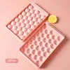 Molde para cubitos de hielo casero, charola esférica para hielo de grado alimenticio con tapa, aparato creativo para hacer hielo de uso doméstico, caja creativa para hacer hielo en el refrigerador