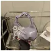 Tendencia de Moda Primavera/Verano 2025 Bolso Sobaco Elegante Nicho Dulce Bolso de Hombro Plisado Cruzado Bolso Nube