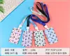 Lanyard Fosco Hello Kitty Desenho Animado Porta-Crachá Menina Panda Fofa Porta-Cartão Coração Porta-Cartão de Ônibus Acessório de Cartão de Refeição