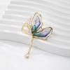 Broche Corsage Transfronterizo de Moda para Mujer, Broche de Mariposa Anti-Exposición, Corsage Nicho de Alta Gama Nuevo Estilo