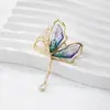 Moderna Flor de Ojal Broche Transfronterizo Broche Mariposa Antiexposición para Mujer de Gama Alta Nuevo Corsage de Nicho de Gama Alta