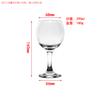 Taça Brandy Pé Baixo Bola Bar Criativo Taça Vinho Tinto Taça Vinho Whiskey 190ml Redonda Atmosfera Taça Vinho Pequena