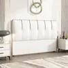 Encosto Macio Acolchoado de Cabeceira com Estrutura de Madeira Maciça, Novo Modelo 2026, Painel Traseiro Separado, Luxo Leve, Design Moderno Simples, De Chão, Feito Sob Medida