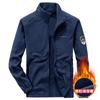 Otoño e Invierno nueva chaqueta de forro polar para hombre chaqueta de cuello alto para hombre deportes al aire libre forro polar polar chaqueta cálida compra grupal transfronteriza