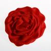 Venta caliente europea y americana 8cm tela de seda rosa grande flor de rollo hecha a mano flor decorativa DIY para zapatos y sombreros accesorios de ropa