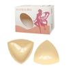 Almohadilla para el busto de doble cara en forma de V de triángulo puntiagudo transfronterizo, parche para el busto de esponja engrosada, los senos pequeños lucen más grandes, almohadilla para ropa interior invisible sin marcas