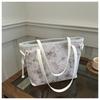 Bolso de Mariposa Estampado de Moda para Mujer 2024 Nuevo Sentido de Alta Gama Bolso Tote de Gran Capacidad Bolso de Hombro Casual Elegante
