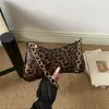 Bolso de mano grande de moda estilo occidental chic con estampado de leopardo, bolso de hombro, bolso cruzado, bolso de axila para mujer 2026