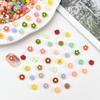 Accesorios para uñas con pequeñas flores de resina, populares para comercio exterior, 6 mm, mini flores frescas pastorales, paquete de material para decoración de uñas DIY
