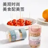 Palitos de Dente Descartáveis Paliteiro de Cabeça Dupla Espetos de Bambu para Frutas Doméstico Hotel Palitos Finos Palitos Domésticos Práticos Descartáveis
