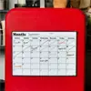 Pizarra magnética mensual transfronteriza, pegatina para nevera, bloc de notas de calendario borrable, impermeable, disponible en varios tamaños y personalizable