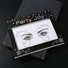 Calcomanías de Tatuajes Temporales Transfronterizos con Calcomanías para Cejas sin Pegamento, Calcomanías para Ojos, Calcomanías Faciales para la Frente, Calcomanías Autoadhesivas de Resina para Maquillaje de Ojos de Mariposa
