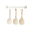 Cuchara para Arroz Antiadherente, Cuchara para Arroz de Silicona de Grado Alimenticio con Base, Adecuada para Uso Doméstico con Ollas de Arroz
