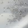 Strass Transparente K9 com Fundo Reto para Nail Art, Strass de Vidro Redondo Multifacetado, Decorações para Nail Art, Strass para Bonecas