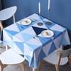 Toalha de Mesa Quadrada de Alto Valor Estilo Nórdico para Casa Toalha de Mesa para Mesa de Centro Base de Pano para Mesa à Prova d'Água e de Óleo Toalha de Mesa Não Lavável
