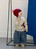 Conjunto de Otoño para Niños Estilo Coreano Ropa Infantil 2026 Nuevo Ropa de Otoño para Bebé Conjunto de Suéter de Punto y Jeans para Niños