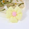 Accesorios de Flores de Cinco Pétalos a Cuadros de Venta Caliente del Fabricante Accesorios para Ropa Flor Hecha a Mano Rellena de Algodón Accesorios de Flores DIY Tela