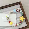 Pulsera de Cerámica Colorida de Estrella y Corazón Dopamina de Verano para Mujer, Joyería de Cuentas de Lujo Ligero Nicho de Alto Valor para Fiesta de Estudiantes